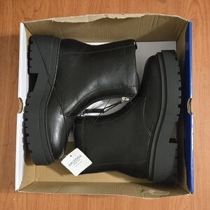 Arizona JeanCo Women's Xander Block Heel Motorcycle Boots Size 9M